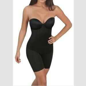 NEW Nude Miraclesuit Shapewear Extra Firm Long Leg Bodybriefer Women’s Size 40C